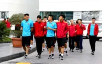 Những hình ảnh đầu tiên của ĐT Việt Nam tại Doha, Qatar
