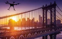 New York dùng máy bay không người lái giám sát an ninh đêm Giao thừa