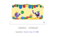 Google thay đổi doodle đặc biệt chào đón giao thừa và năm mới 2019