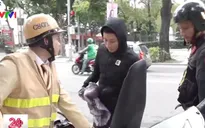 24 tổ tuần tra ở Hà Nội đã xử lý hàng nghìn trường hợp không đội mũ bảo hiểm