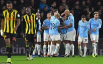 VIDEO: Mahrez - Sane lập công, Man City củng cố ngôi đầu