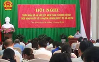 Tạm dừng sắp xếp các cơ quan chuyên môn cấp tỉnh, huyện