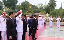 Thủ tướng Campuchia vào Lăng viếng Chủ tịch Hồ Chí Minh