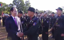 Chủ tịch nước thăm Trung đoàn Cảnh sát cơ động Tây Nguyên