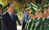 Chủ tịch nước thăm Đồn Biên phòng Cửa khẩu quốc tế Lệ Thanh