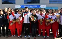 Vận động viên Triều Tiên sử dụng máy bay Hàn Quốc đến Olympic PyeongChang