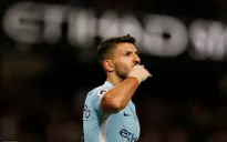Ghi 4 bàn vào lưới Leicester, Sergio Aguero gia nhập "bộ tứ siêu đẳng"