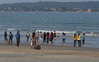 Khẩn trương tìm kiếm 2 nạn nhân bị mất tích do sóng biển cuốn trôi