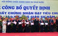 Hơn 1.200 người đạt tiêu chuẩn chức danh Giáo sư, Phó giáo sư năm 2017