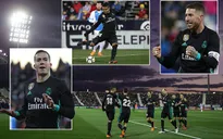 Ngược dòng thắng Leganes, Real Madrid còn kém Barcelona 14 điểm