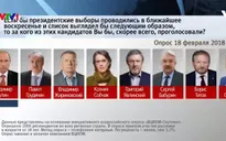 Bầu cử Tổng thống Nga: Ông Putin không trực tiếp tranh luận trên truyền hình
