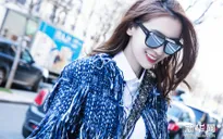 Angelababy thả dáng trên đường phố Paris, thu hút mọi ánh nhìn