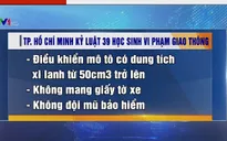 TP.HCM: Kỷ luật 39 học sinh vi phạm Luật Giao thông đường bộ