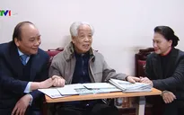 Thủ tướng và Chủ tịch Quốc hội mừng thọ nguyên Tổng Bí thư Đỗ Mười