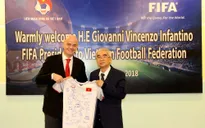 Ảnh: Chủ tịch FIFA Gianni Infantino trong chuyến thăm và làm việc tại Việt Nam