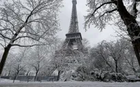 Tháp Eiffel đóng cửa do tuyết rơi dày