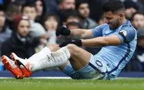 Aguero gặp chấn thương, nghỉ thi đấu 2 tuần