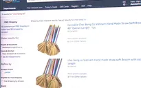 Chổi chít Việt Nam xuất hiện trên Amazon