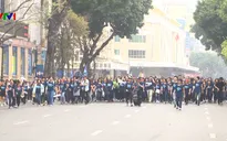 Đi bộ, vẽ tranh hưởng ứng Giờ Trái đất 2018