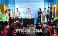 Khánh thành trường học nổi cho con em Việt kiều trên Biển Hồ tại Campuchia