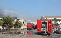 Dập tắt đám cháy tại khu công nghiệp Biên Hòa 2