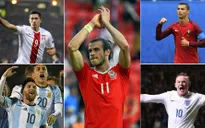Ronaldo, Messi, Bale và các cây săn bàn số 1 của những ĐTQG hàng đầu thế giới