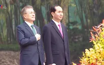 Lễ đón chính thức Tổng thống Hàn Quốc và phu nhân
