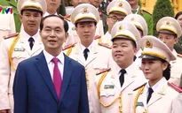Chủ tịch nước gặp mặt thanh niên Công an tiêu biểu năm 2017