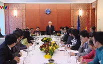 Tổng Bí thư gặp mặt trí thức trẻ Việt Nam tại Pháp