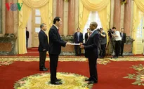 Chủ tịch nước Trần Đại Quang tiếp các Đại sứ trình Quốc thư