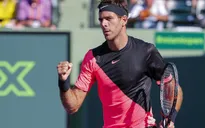 Vòng 4 Miami mở rộng 2018: Del Potro đánh bại Krajinovic