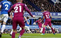 VIDEO: Sane ghi bàn đẹp mắt vào lưới Everton