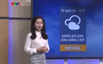 Tuần này, miền Bắc có 2 đợt không khí lạnh tăng cường