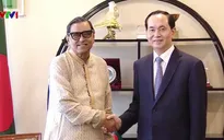 Chủ tịch nước Trần Đại Quang tiếp Chủ tịch Đảng Công nhân Bangladesh