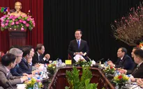 Trưởng ban Tuyên giáo Trung ương thăm, làm việc với Báo Nhân Dân