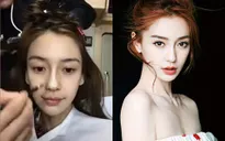 Lộ mặt mộc, Angelababy được khen nức nở