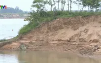 Sạt lở đất nghiêm trọng ở Thanh Hóa do khai thác cát trái phép