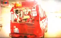 Đội chữa cháy tình nguyện dưới chân núi Langbiang