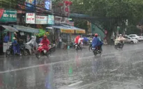 Đêm 14/4, khối không khí lạnh tràn xuống gây mưa dông tại Bắc Trung Bộ