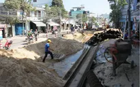 Dự án chậm thi công, gây cản trở giao thông