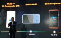 Chiếc điện thoại 5G đầu tiên của Huawei sẽ ra mắt vào năm 2019