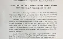 Cư dân chung cư Carina Plaza viết đơn kêu cứu, yêu cầu gặp mặt chủ đầu tư