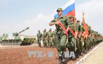 Quân đội Nga diễn tập bắn đạn thật tại Armenia