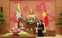 Chủ tịch Quốc hội tiếp Cố vấn Nhà nước Myanmar