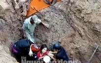 Kịp thời cứu sống hai vợ chồng bị đất vùi lấp hơn 2m trong gần 1 giờ