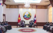 Phó Chủ tịch Quốc hội Tòng Thị Phóng hội kiến Chủ tịch nước Lào và Thủ tướng Lào