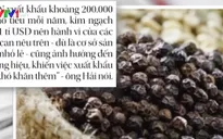 "Cà phê pin” được trộn lẫn với hồ tiêu nhằm tăng trọng lượng