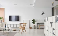 Thiết kế đơn sắc trong căn hộ hiện đại