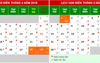 Lịch nghỉ lễ Giỗ Tổ Hùng Vương và dịp 30/4 - 1/5
