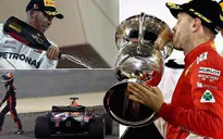 F1: Sebastien Vettel giành chiến thắng kịch tính tại Bahrain GP